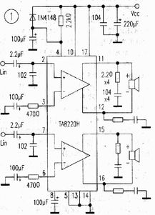 兩款經(jīng)典汽車功放集成電路詳解